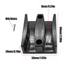 2pcs Shower Door Guides, Glass Door Limit Slide with Stainless