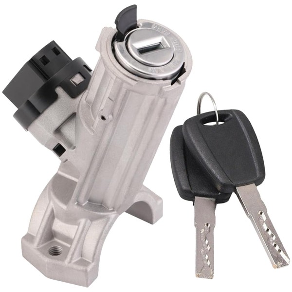 Wjelet 1 Pcs Ignition Lock Switch Barrel with 2 Keys,