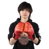 1Pair Universal Adult Boxing Glove PU Leather Sandbag Sanda Muay