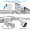 Koroao Gutter Mount Bracket Compatible with TP-Link Tapo Outdoor Pan/Tilt