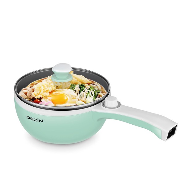Dezin Hot Pot Electric Upgraded, Non-Stick Sauté Pan, Rapid Noodles