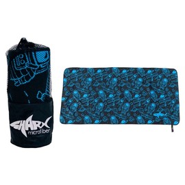 SHARX Toalla Deportiva Grande de Microfibra | Absorbente y fácil de Lavar | Ideal para Deportes y Actividades al Aire Libre | 80 x 160 cm