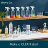 Grove Co. Foaming Soap Dispenser, 2 x Refillable Glass Bottles