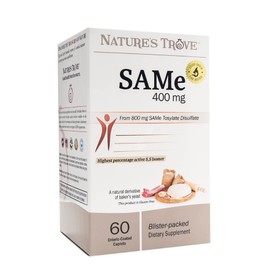 Nature Strobe SAMe S Adenosyl Methionine 400mg capsules 60 tablets, 1 piece / 네이처스트로브 SAMe 에스 아데노실 메티오닌 400mg 캡슐 60정, 1개