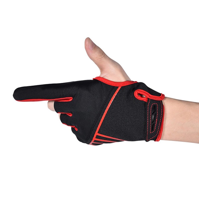 Hoite 1 Pair Professional Non Skid Bowling Gloves Comfortable Bowling