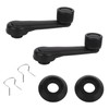 lasuroa 2pcs Manual Window Handle Car, Driver & Passenger Side