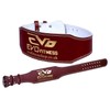 EVO Fitness 6" Pure Leather Weight Lifting Gym belts Back