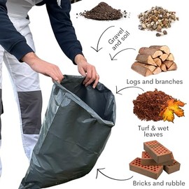 Calzette Extra Strong Rubble Sacks - 80 L capacity - 15 Rubble Bags