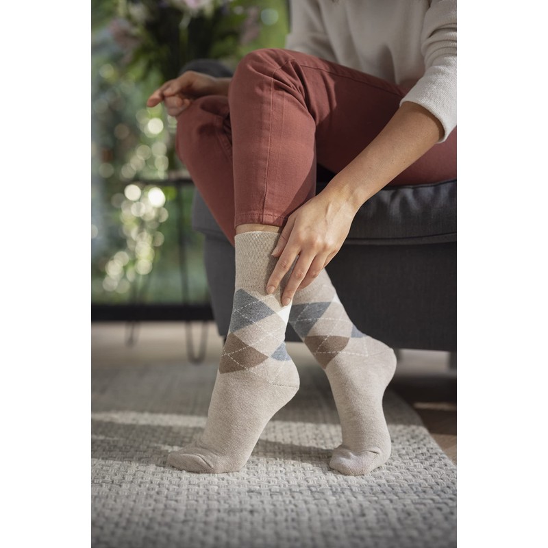 Gentle Grip - Pack of 6 Women's Cotton Pure Pattern