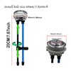 48mm/1.89inch Toilet Tank Button 20cm Extended Dual Push Flush Toilet