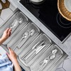 LELE LIFE 4Pcs Silverware Organizer Utensil Organizer, 304 Stainless Steel