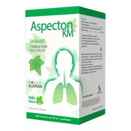 **Aspecton KM – Jarabe de Hedera Helix, Sin Sabor**