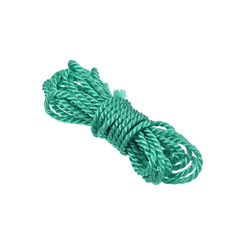 sourcing map Twisted Mason Line Nylon Twine String Cord Green