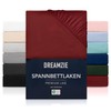 Dreamzie Fitted Sheet, 90 x 190 cm, 100% Microfibre, Bed