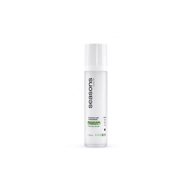 Seasons Protector Solar Antioxidante FPS 50 Manzana Verde y Vitamina