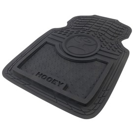 Hooey Car and Truck Floor Mats, Premium Protection Against Water and Dirt, Front Set of 2, Black