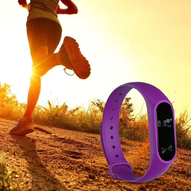 AQUARIUS AQ112 Fitness Tracker With Heart Rate Monitor Purple