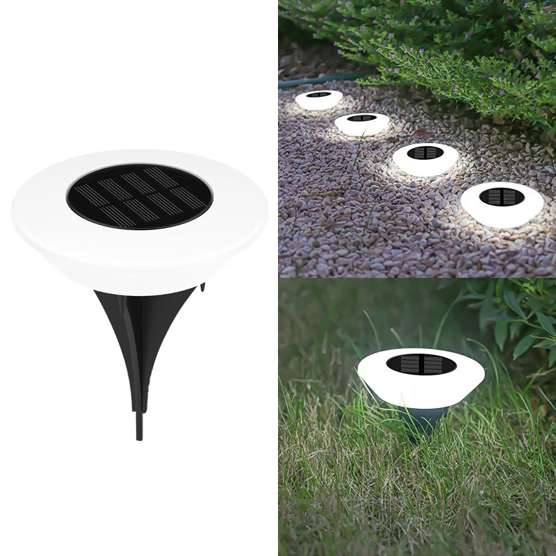 Solar Ground Lights for Outdoor Landscaping – 14-LED Waterproof Lawn