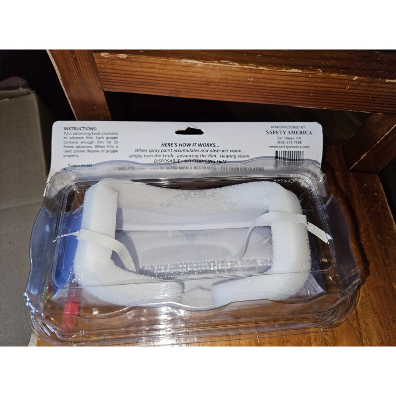 Advanz 🥽 ADVANZ GOGGLES - Clear - for Spray Painting