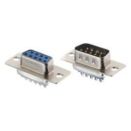 PENGLIN 10 x DB9 plug and 10 x socket soldering adapter, RS232 9 pins D-Sub serial adapter for PC accessories