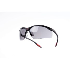 GEARBOX Vision Black Frame Eyewear with Hard Case, Smoke Lens