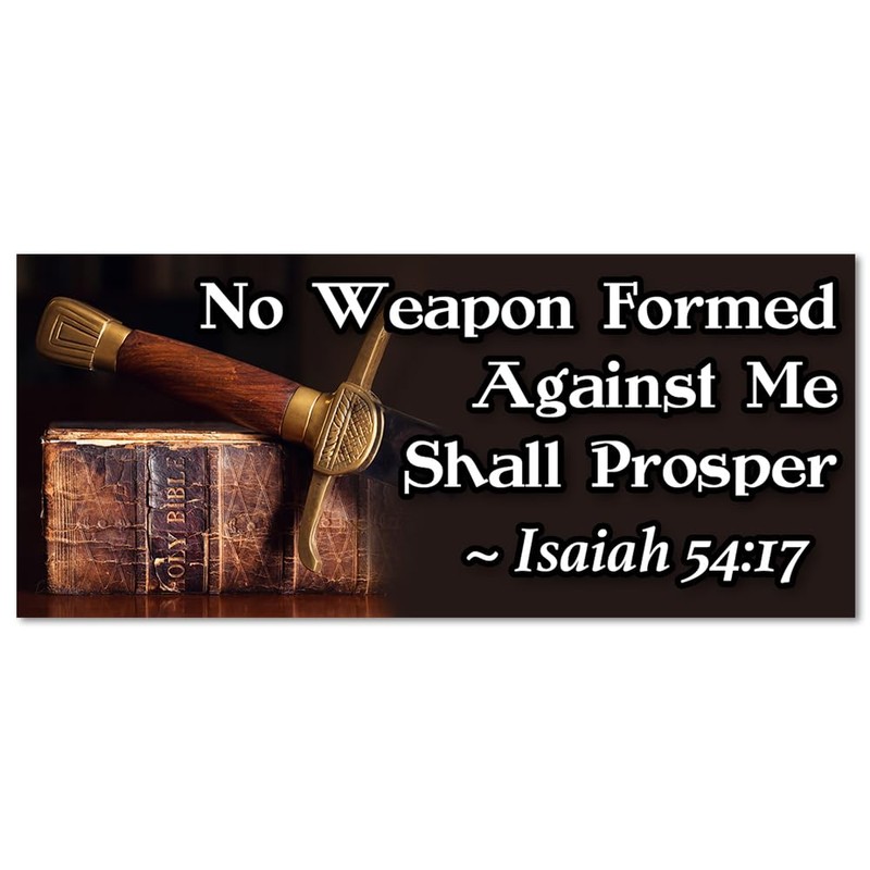 No Weapon Formed Against Me - Isaiah 54:17 2 Pack
