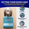 ShurLok SL-600W Numbered Key Storage Combination Lock Box, Blue