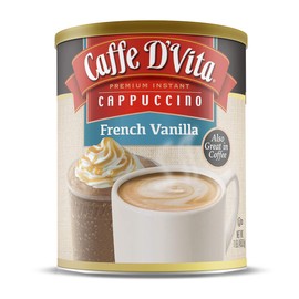 Caffe D'Vita French Vanilla Cappuccino, 16-Ounce Cans (Pack of 6)