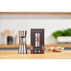 Cole & Mason Stadhamptom Chili & Spice Mill - Spice Grinder for Chili, Cinnamon, Peppercorn, Cardamom & More - Add a Grinder for Spices and Seeds to Kitchen Accessories