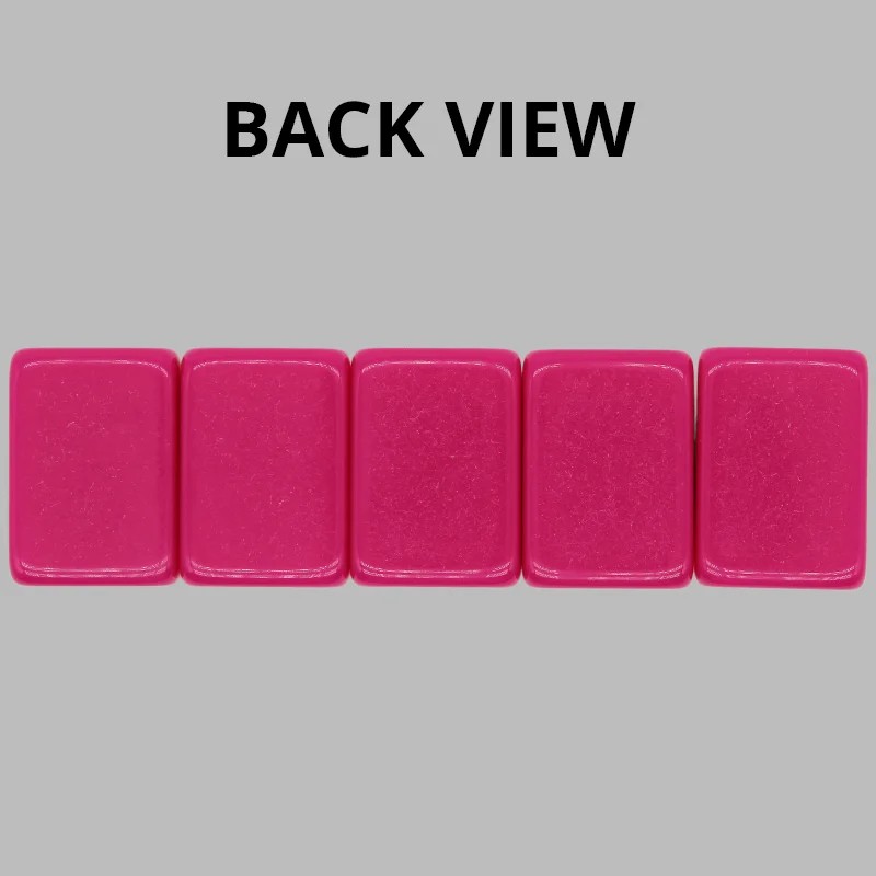 American Mahjong Set Mat 160PCS 32mm 4-Layer Green Acrylic Engraved