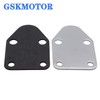 GSKMOTOR SBC Placa de bloque de bomba de combustible cromada