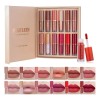 Set De 12 Labiales Mate De Larga Duración Pintalabio Regalo