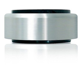 Dynavox 206381 aluminium bases for Hi-Fi devices (set of 4), silver.