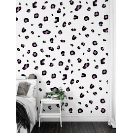 Leopard Print Wall Decal Animal Cats Spots Polka Dot Stickers, LF127