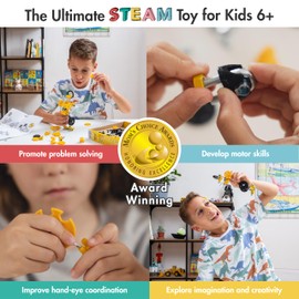 The Off Bits Robot Building Kit for Kids, GiantBit DIY Educational Stem Building Toys, Creative Build Your Own Robot Toys Engineering Kit for Kids Age 8–12, Steam Gift for Boys and Girls