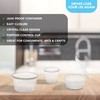 Party Essentials Leak Proof Plastic Condiment Souffle Containers with Attached