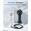 Coohea Mini Handheld Fan, Small Cute Design, 3 Powerful Speeds,