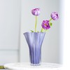 8'' Blown Glass Flower Vase for Home Wedding Modern Centerpieces