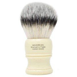 Simpsons Trafalgar T3 Synthetic Shaving Brush with Cream Handle - Suitable for Senstive Skin - Large, Easy Grip Handle