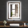Hivone 28X20 LED Bathroom Mirror with Lights, Anti-Fog, Dimmable, Backlit