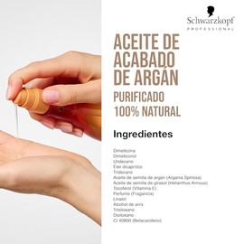 Schwarzkopf Professional - Oil Ultime Aceite de Argán 100 ml, Tratamiento Intensivo Cabello, Nutre, Suaviza y Revitaliza, para Cabello Seco o Dañado, 