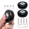 4pcs (60 x 18 mm) Replacement Wheels for Suitcase Rubber