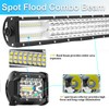 LIGBT 21 Inch 360W LED Light Bar Quad Row Spot