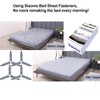 Siaomo Bed Sheet Holder Straps，Adjustable Fitted Bed Sheet Clips Fasteners