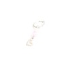 Fake Belly Ring Silver Heart Clip On Piercing Navel Hoop
