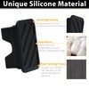 JERBOR 2Pack Silicone Pickup Trucks BedRail Stake Pocket Covers for
