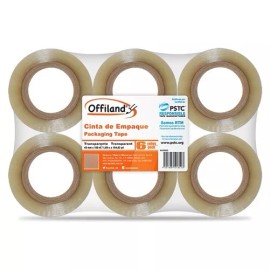 Offiland Cinta De Empaque Transparente Offiland 48mmx150m C/6pzs