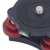 Camera Tripod Head Leveling Base, Leveler Aluminum Alloy Bubble Standard