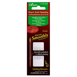 Clover Black Gold Needles: Quilting/Betweens Assorted, 1