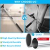 Greeily Floor Scraper, 31" to 61" Scraper Tool Long Handle